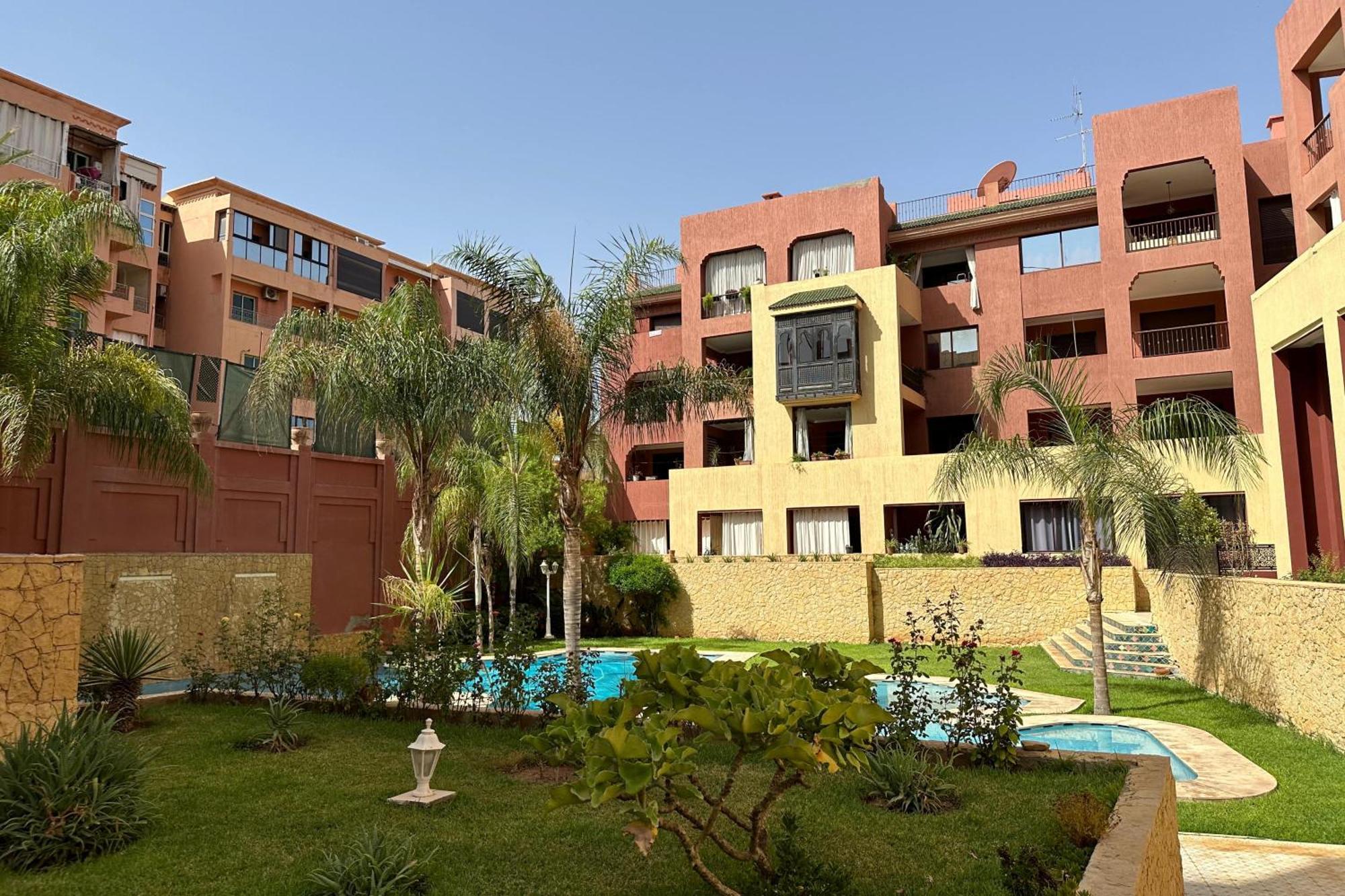 Appartement Calme, Gueliz Marrakesh Exterior foto
